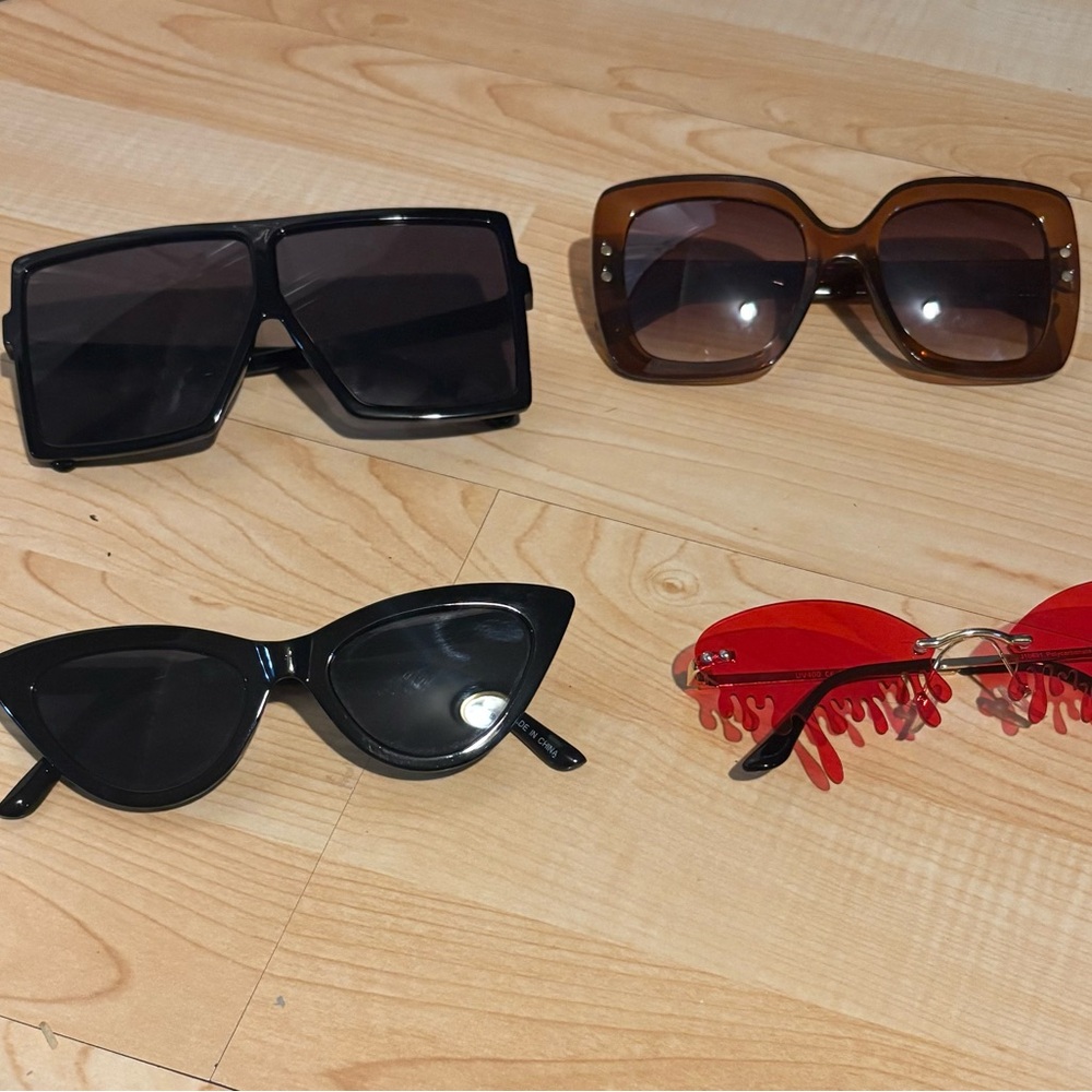 Lot of sunglasses